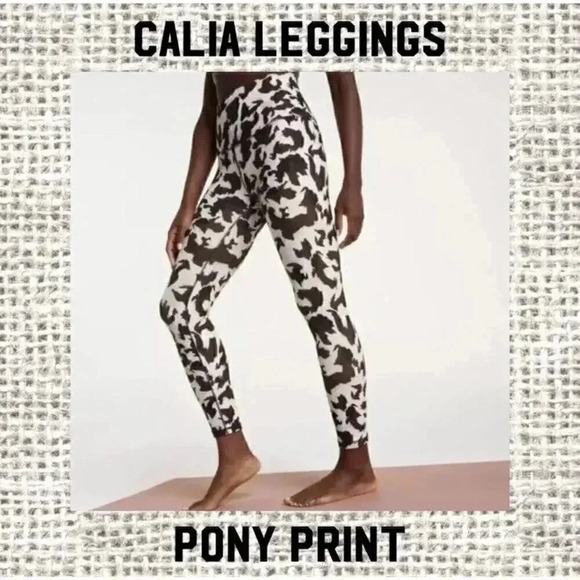 Calia by‎ Carrie Underwood Women's Essential Pony Print 7/8 Leggings Size Large - Picture 1 of 10